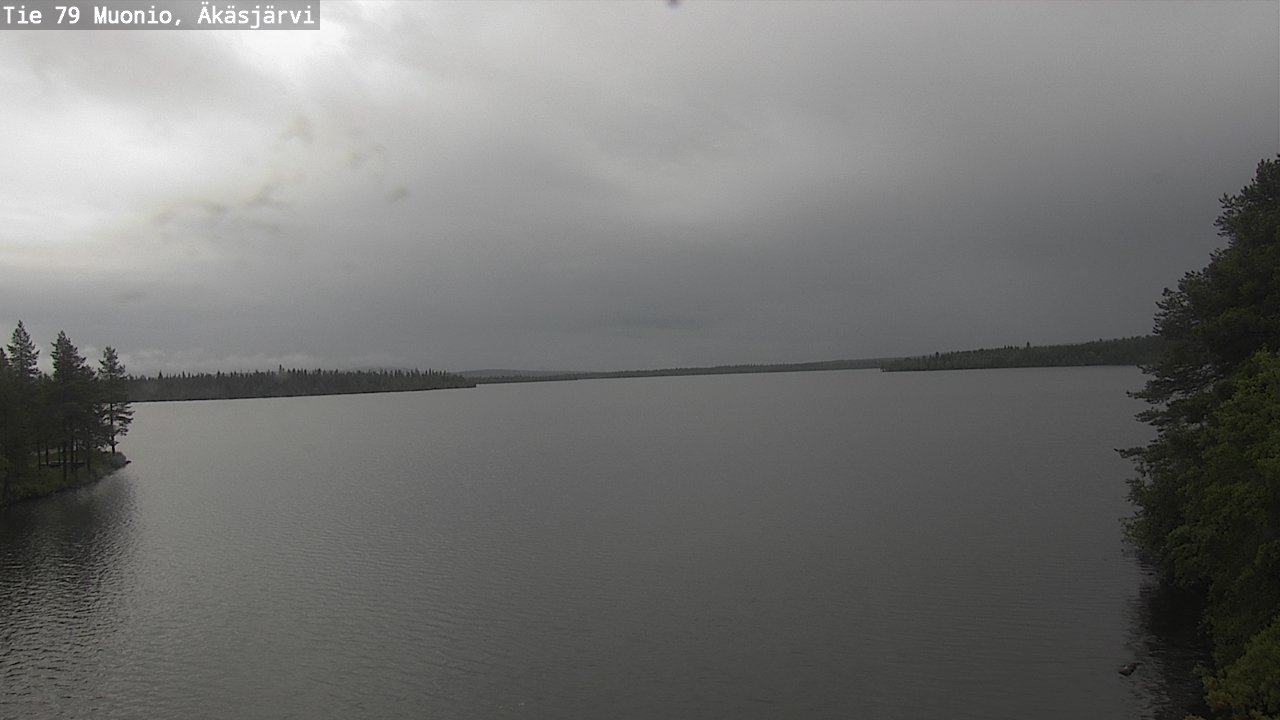 Weather Camera Image Road 79 Muonio, Äkäsjärvi, Muonio, Lappi