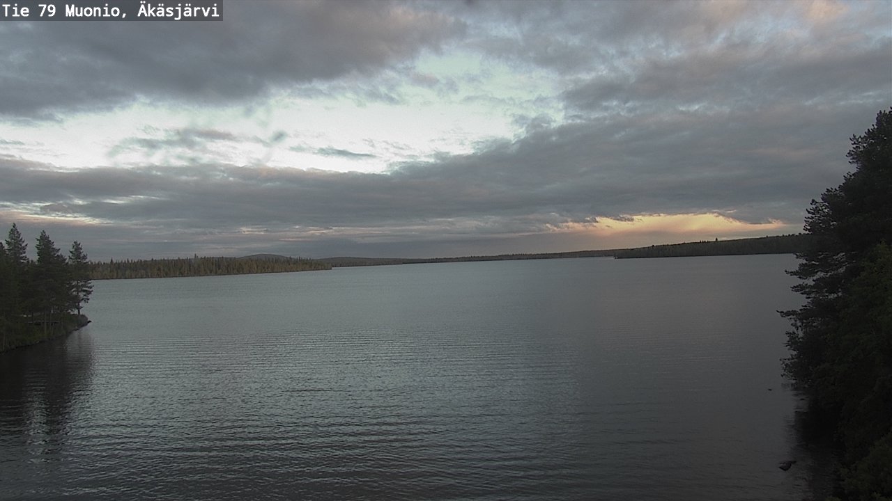Weather Camera Image Road 79 Muonio, Äkäsjärvi, Muonio, Lappi