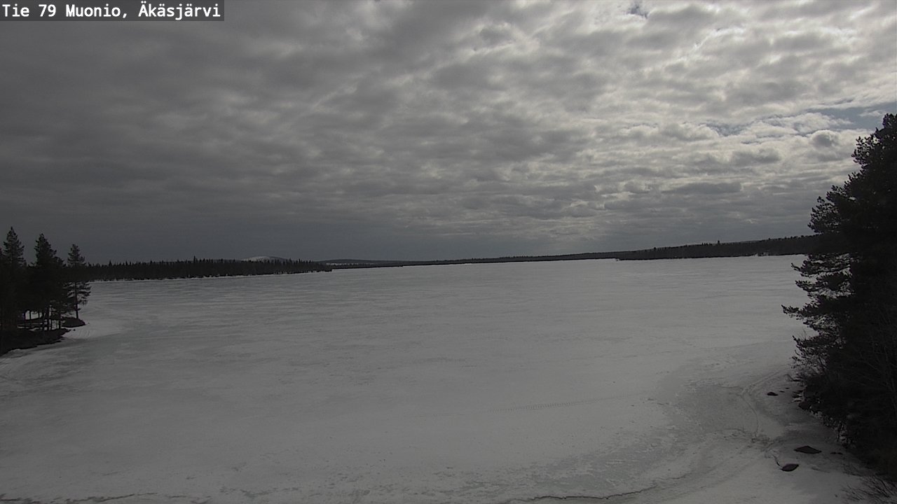 Weather Camera Image Väg 79 Muonio, Äkäsjärvi, Muonio, Lappi