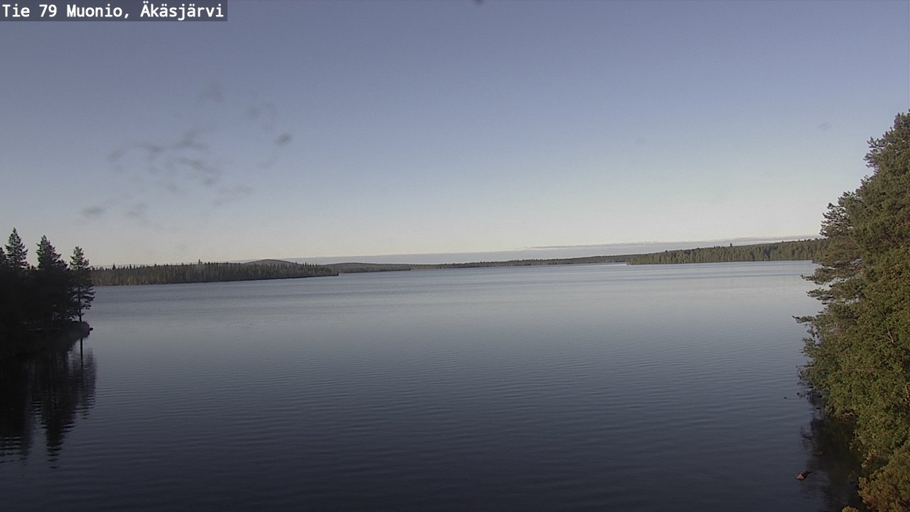 Weather Camera Image Road 79 Muonio, Äkäsjärvi, Muonio, Lappi