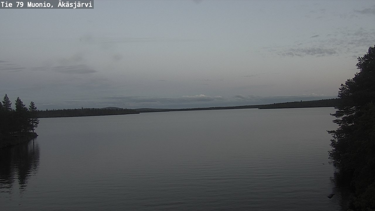 Weather Camera Image Road 79 Muonio, Äkäsjärvi, Muonio, Lappi