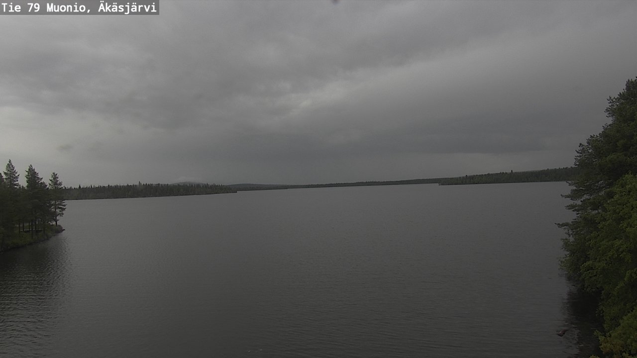 Weather Camera Image Road 79 Muonio, Äkäsjärvi, Muonio, Lappi