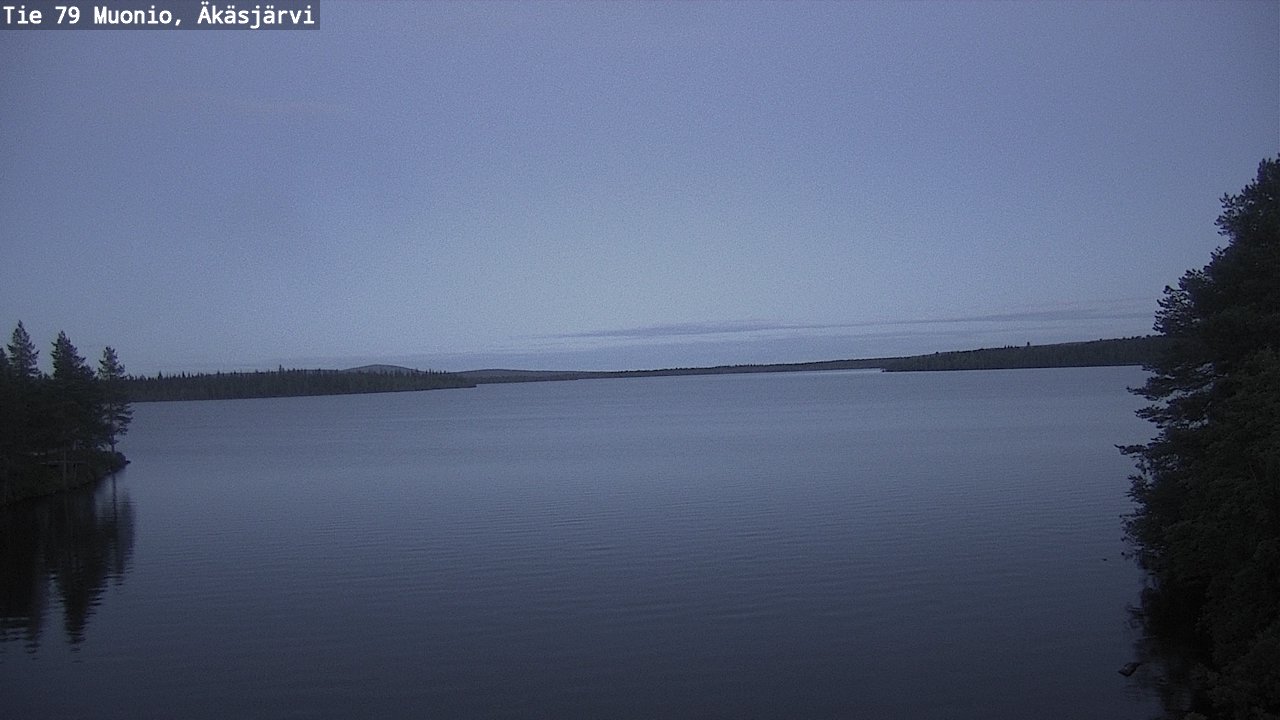 Weather Camera Image Road 79 Muonio, Äkäsjärvi, Muonio, Lappi