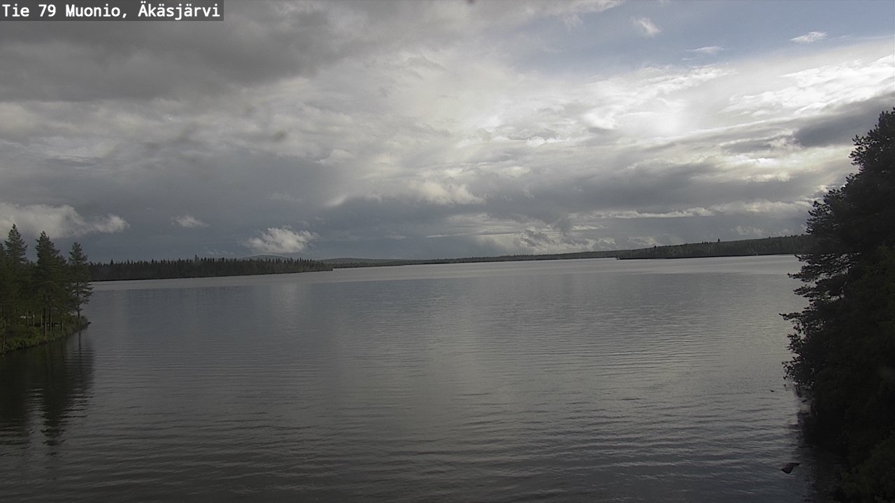 Weather Camera Image Road 79 Muonio, Äkäsjärvi, Muonio, Lappi