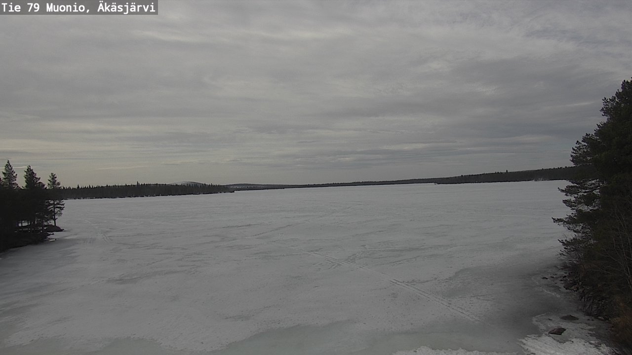 Weather Camera Image Väg 79 Muonio, Äkäsjärvi, Muonio, Lappi