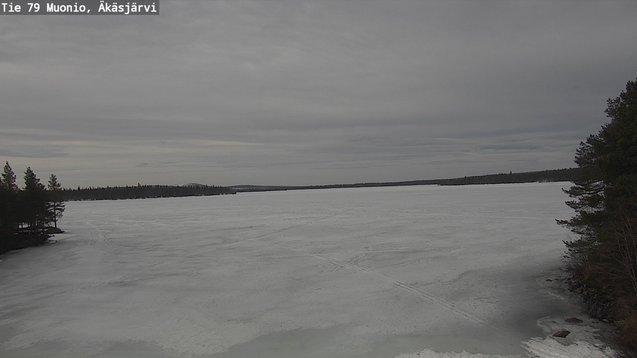 Weather Camera Image Väg 79 Muonio, Äkäsjärvi, Muonio, Lappi