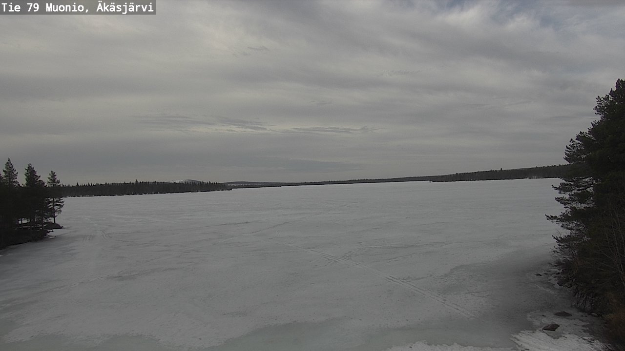Weather Camera Image Väg 79 Muonio, Äkäsjärvi, Muonio, Lappi