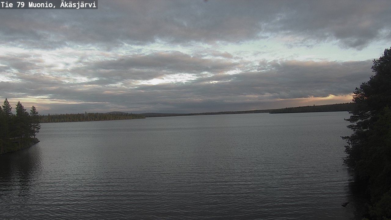 Weather Camera Image Road 79 Muonio, Äkäsjärvi, Muonio, Lappi