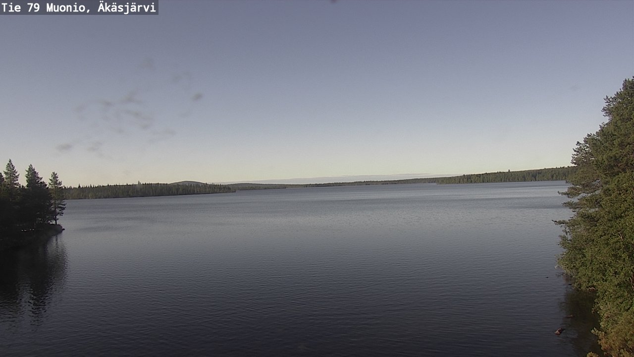 Weather Camera Image Road 79 Muonio, Äkäsjärvi, Muonio, Lappi