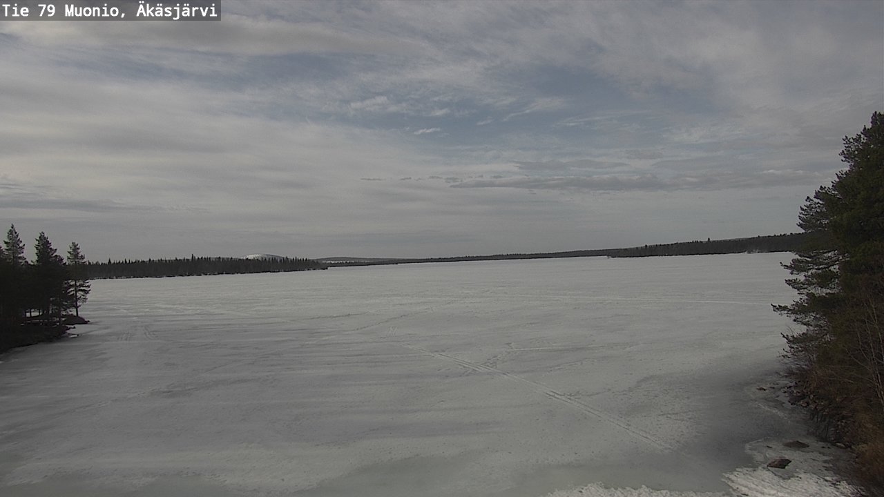 Weather Camera Image Väg 79 Muonio, Äkäsjärvi, Muonio, Lappi