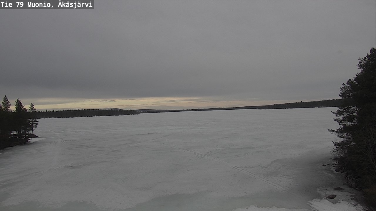 Weather Camera Image Väg 79 Muonio, Äkäsjärvi, Muonio, Lappi