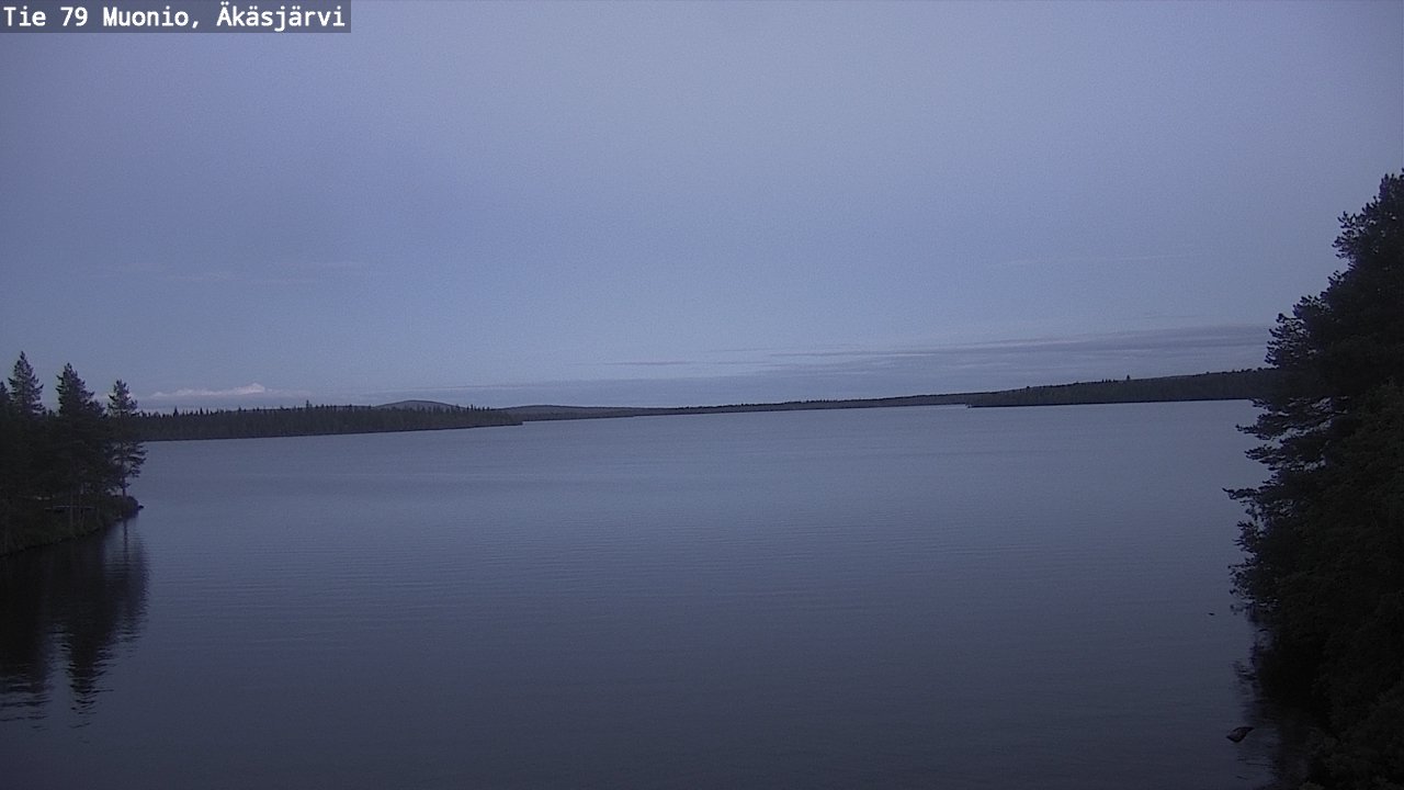 Weather Camera Image Road 79 Muonio, Äkäsjärvi, Muonio, Lappi