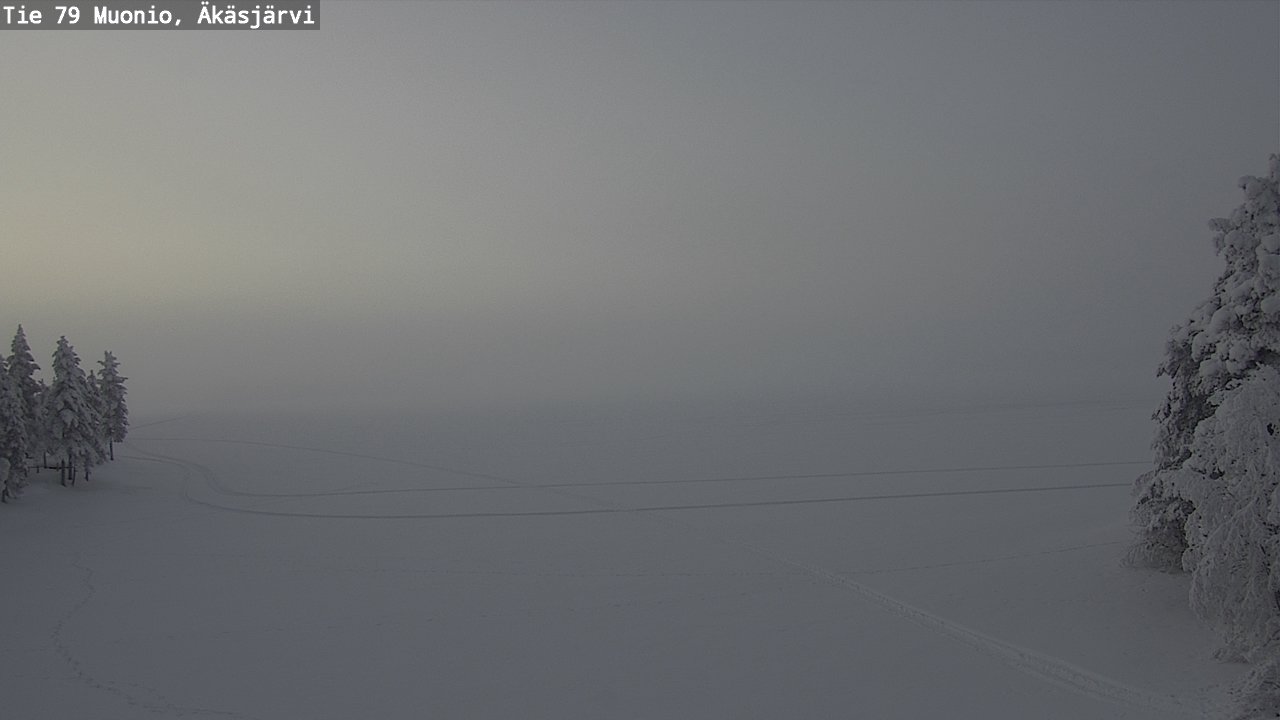 Weather Camera Image Road 79 Muonio, Äkäsjärvi, Muonio, Lappi