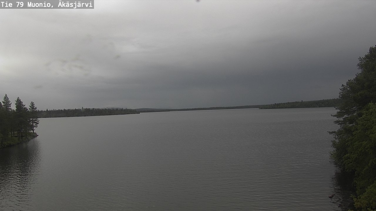 Weather Camera Image Road 79 Muonio, Äkäsjärvi, Muonio, Lappi