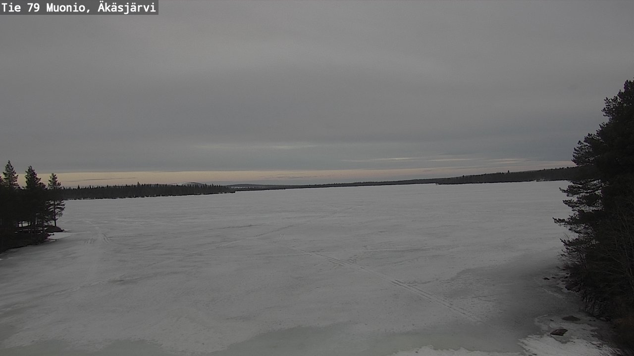 Weather Camera Image Väg 79 Muonio, Äkäsjärvi, Muonio, Lappi