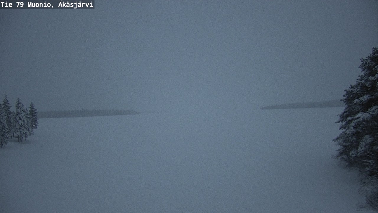 Weather Camera Image Väg 79 Muonio, Äkäsjärvi, Muonio, Lappi