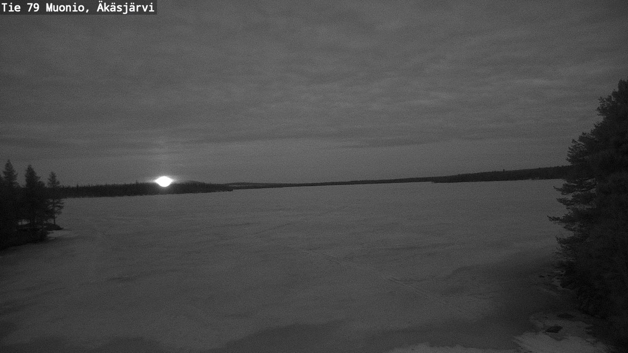 Weather Camera Image Väg 79 Muonio, Äkäsjärvi, Muonio, Lappi