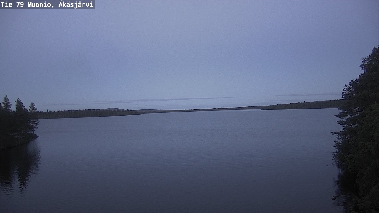 Weather Camera Image Road 79 Muonio, Äkäsjärvi, Muonio, Lappi