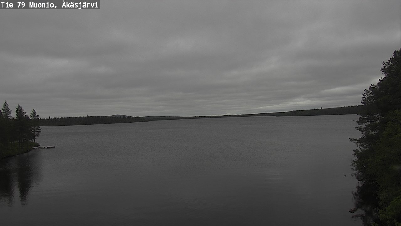 Weather Camera Image Road 79 Muonio, Äkäsjärvi, Muonio, Lappi