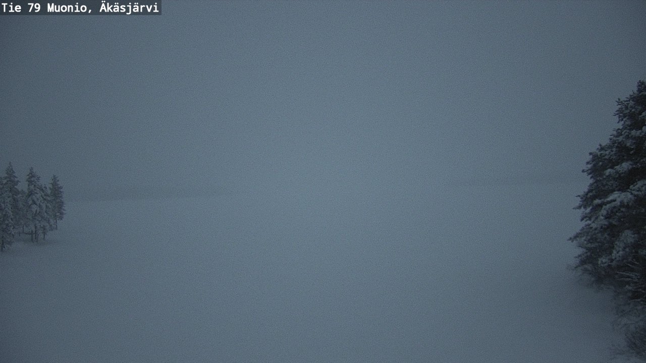 Weather Camera Image Väg 79 Muonio, Äkäsjärvi, Muonio, Lappi