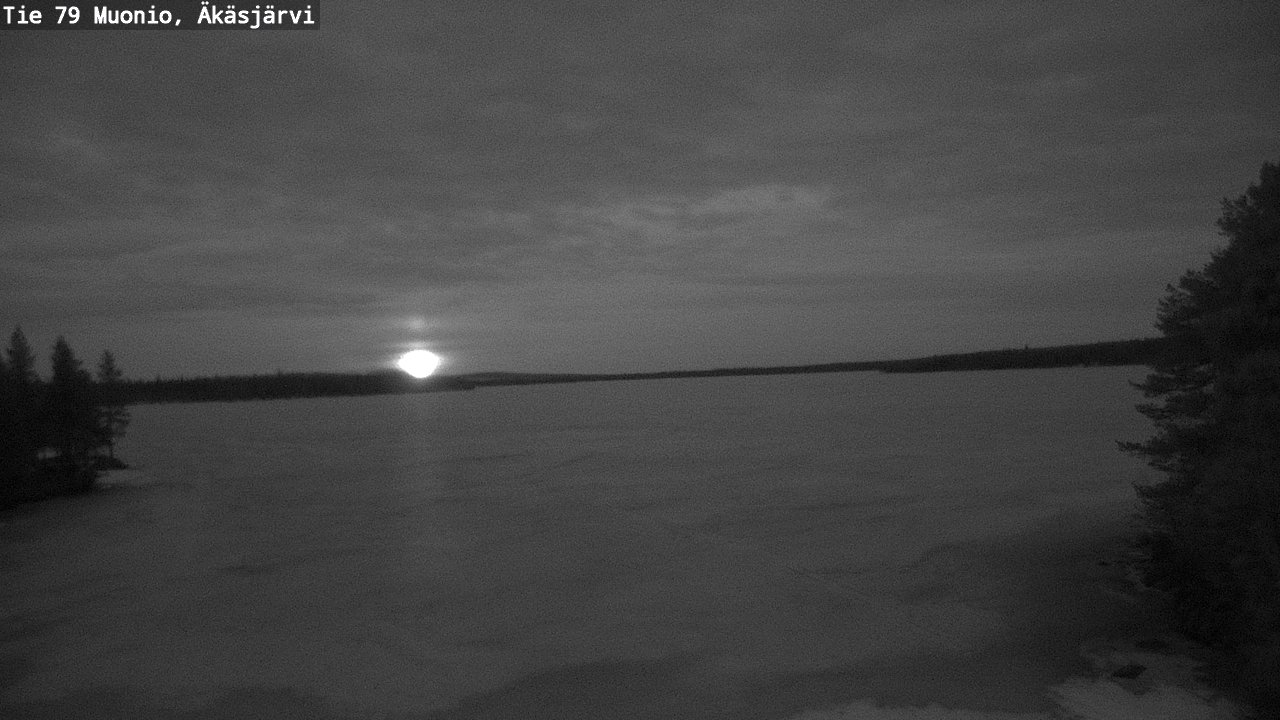 Weather Camera Image Väg 79 Muonio, Äkäsjärvi, Muonio, Lappi