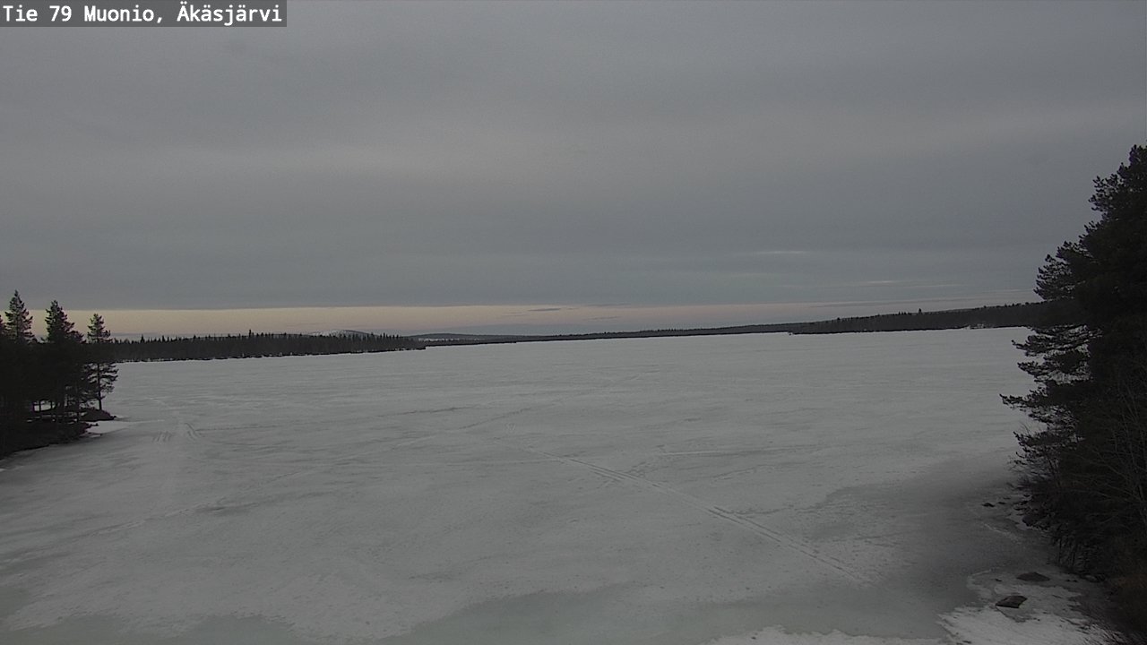 Weather Camera Image Väg 79 Muonio, Äkäsjärvi, Muonio, Lappi