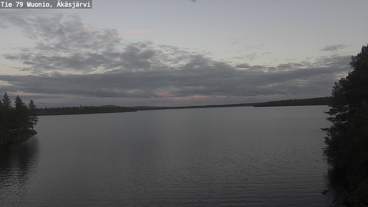 Weather Camera Image Road 79 Muonio, Äkäsjärvi, Muonio, Lappi