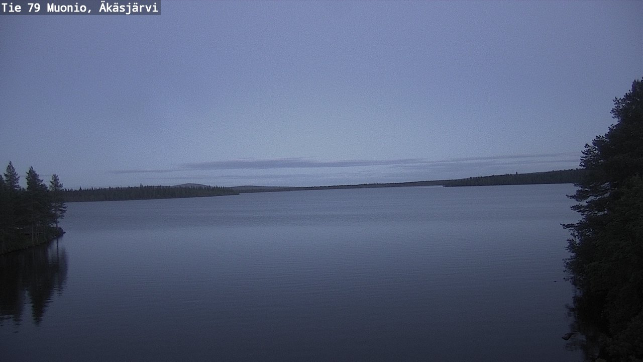 Weather Camera Image Road 79 Muonio, Äkäsjärvi, Muonio, Lappi