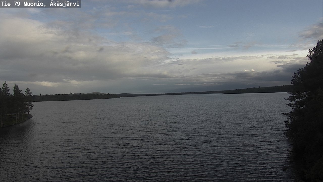 Weather Camera Image Road 79 Muonio, Äkäsjärvi, Muonio, Lappi