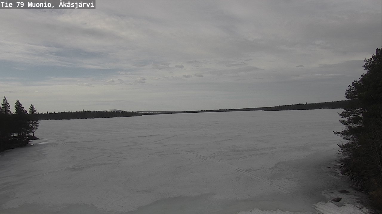 Weather Camera Image Väg 79 Muonio, Äkäsjärvi, Muonio, Lappi