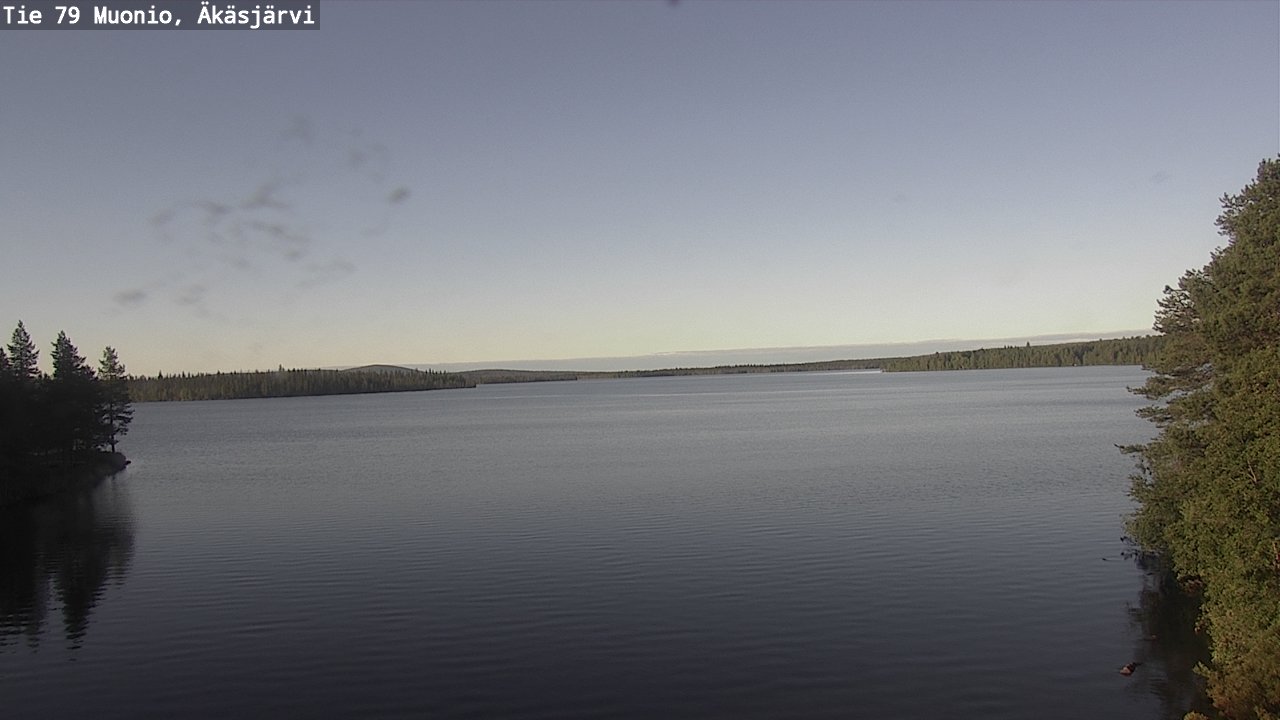 Weather Camera Image Road 79 Muonio, Äkäsjärvi, Muonio, Lappi
