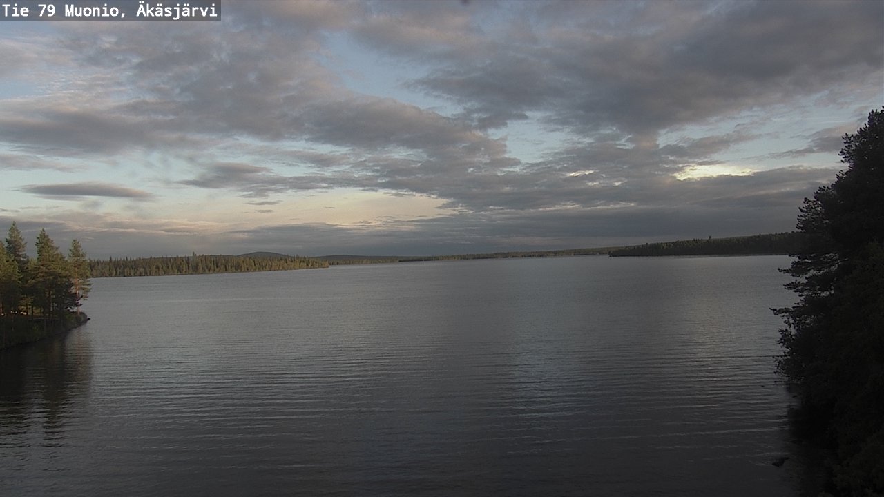Weather Camera Image Road 79 Muonio, Äkäsjärvi, Muonio, Lappi
