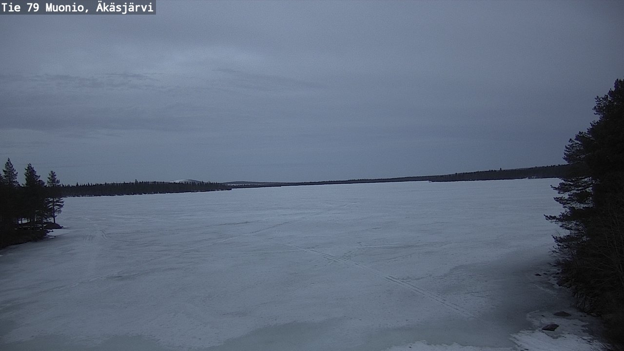 Weather Camera Image Väg 79 Muonio, Äkäsjärvi, Muonio, Lappi