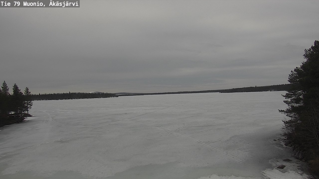 Weather Camera Image Väg 79 Muonio, Äkäsjärvi, Muonio, Lappi