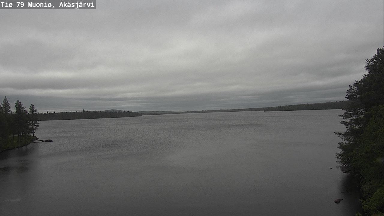 Weather Camera Image Road 79 Muonio, Äkäsjärvi, Muonio, Lappi