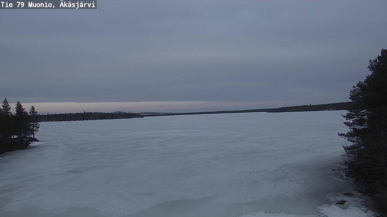 Weather Camera Image Väg 79 Muonio, Äkäsjärvi, Muonio, Lappi