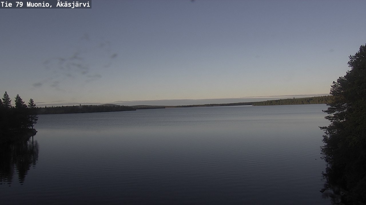 Weather Camera Image Road 79 Muonio, Äkäsjärvi, Muonio, Lappi