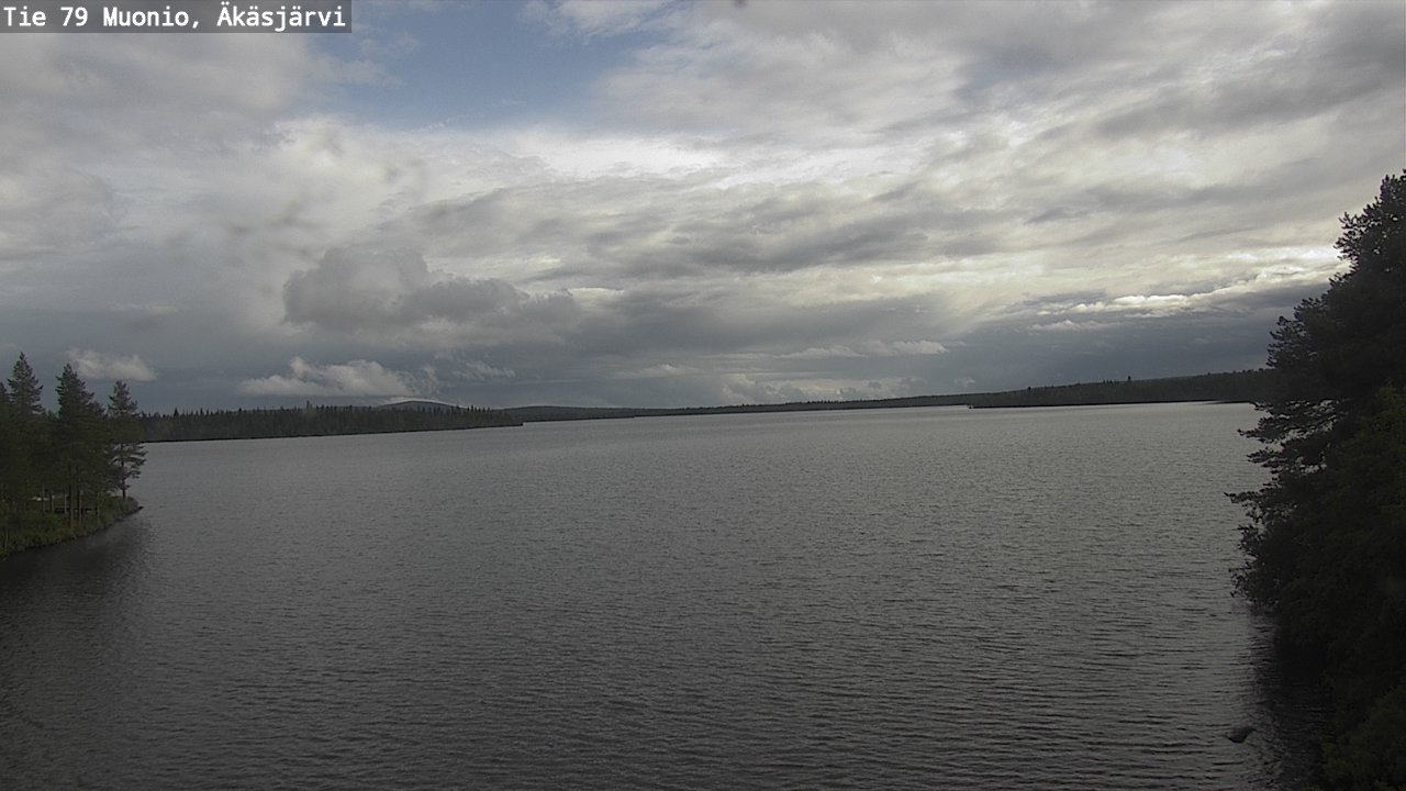 Weather Camera Image Road 79 Muonio, Äkäsjärvi, Muonio, Lappi