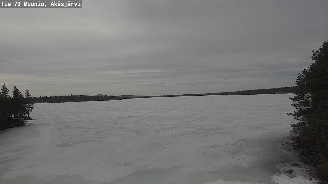 Weather Camera Image Väg 79 Muonio, Äkäsjärvi, Muonio, Lappi