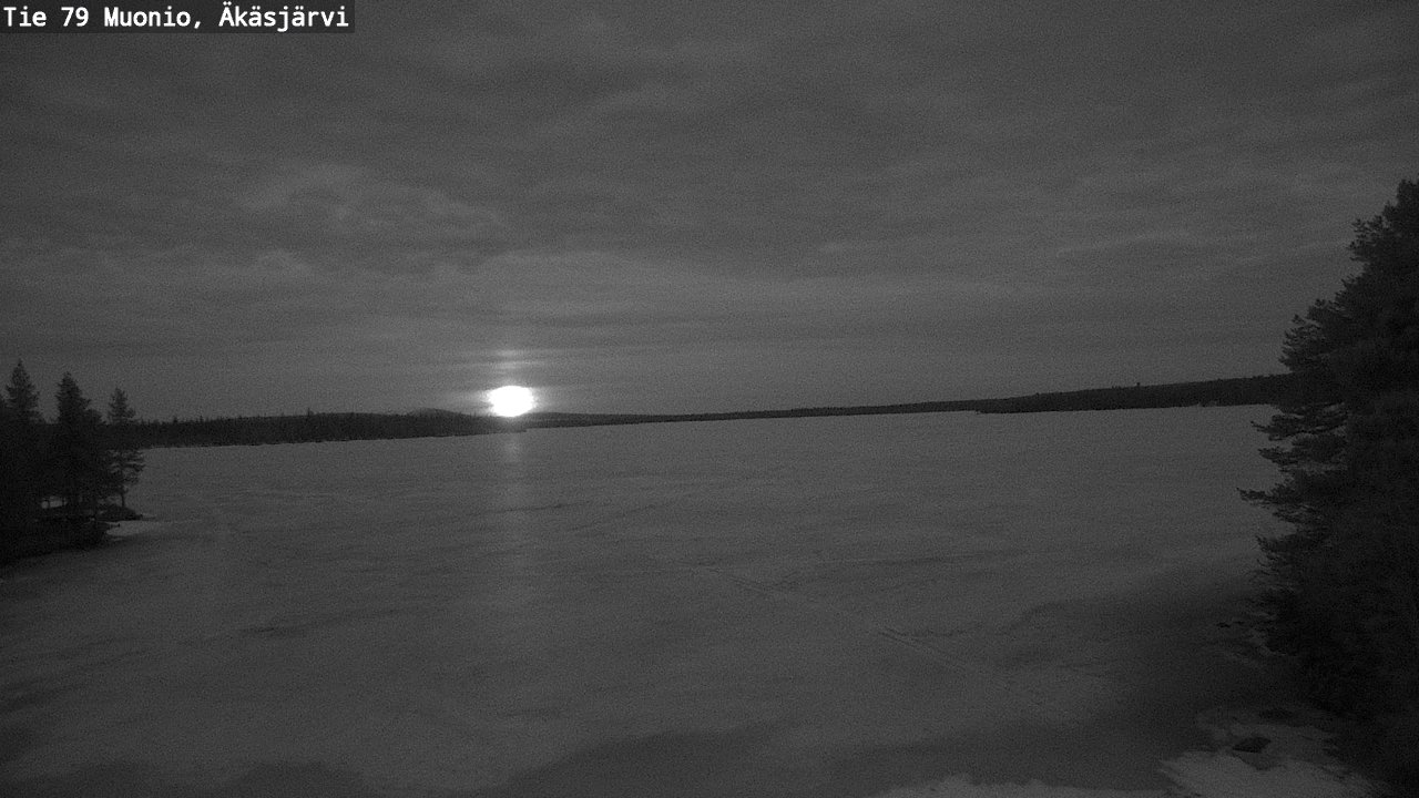 Weather Camera Image Väg 79 Muonio, Äkäsjärvi, Muonio, Lappi