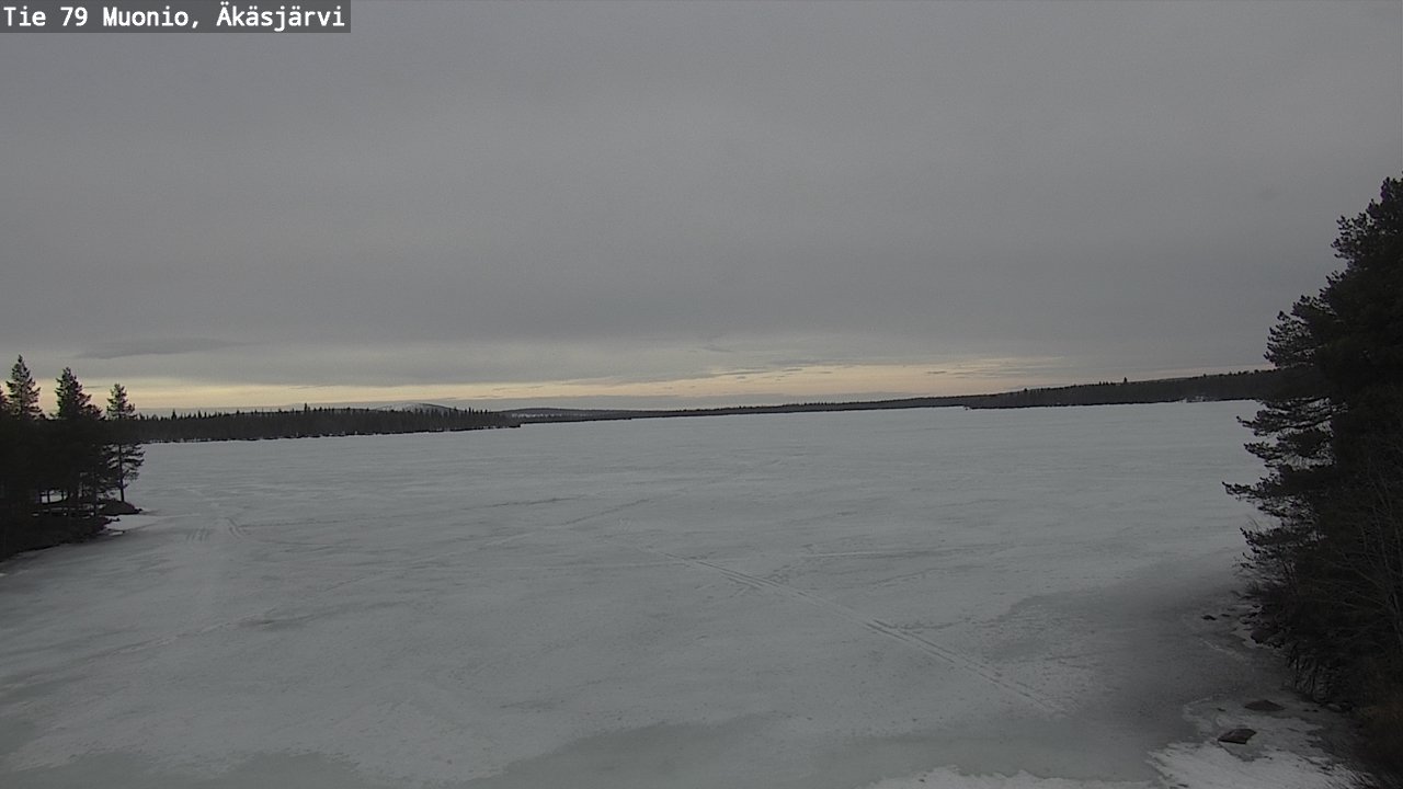 Weather Camera Image Väg 79 Muonio, Äkäsjärvi, Muonio, Lappi