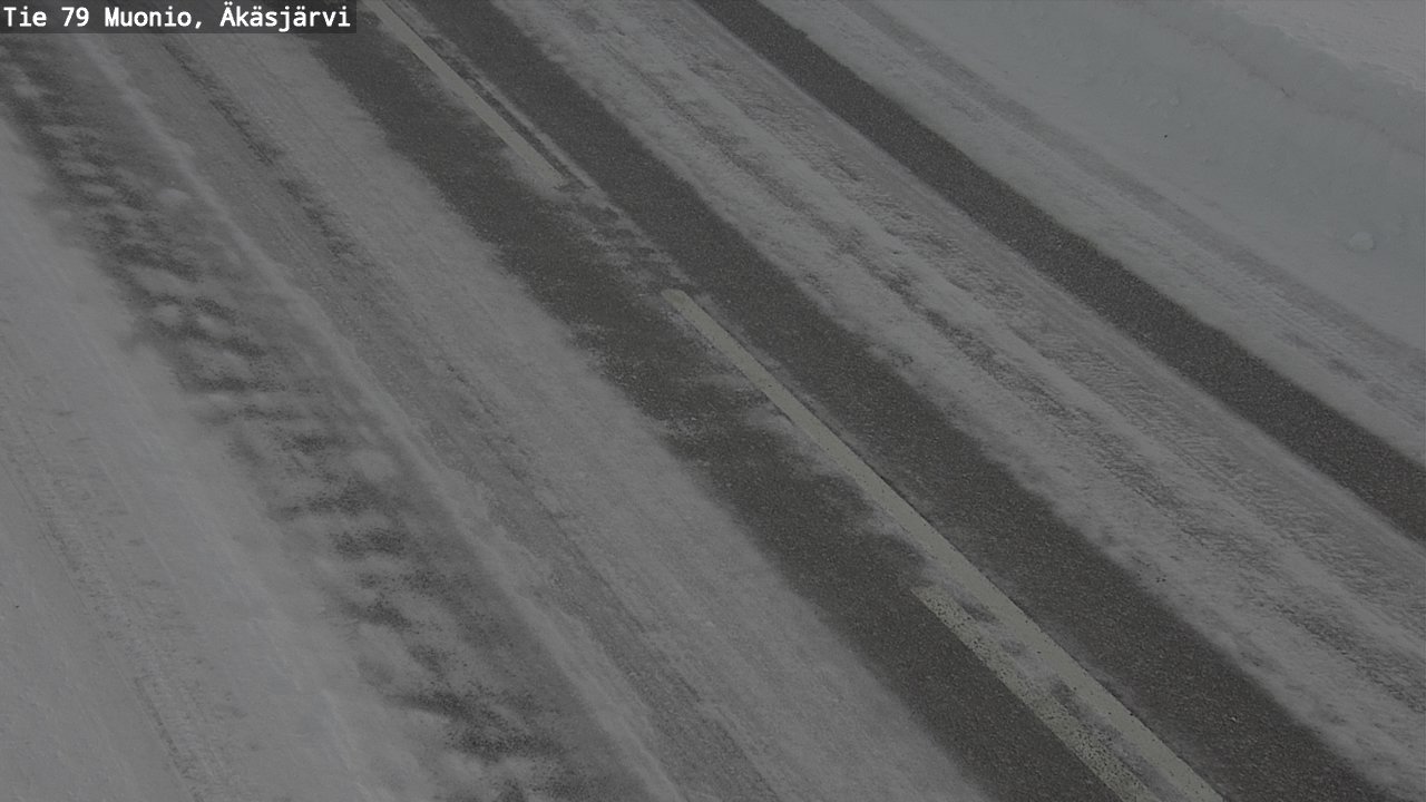 Weather Camera Image Road 79 Muonio, Äkäsjärvi, Muonio, Lappi