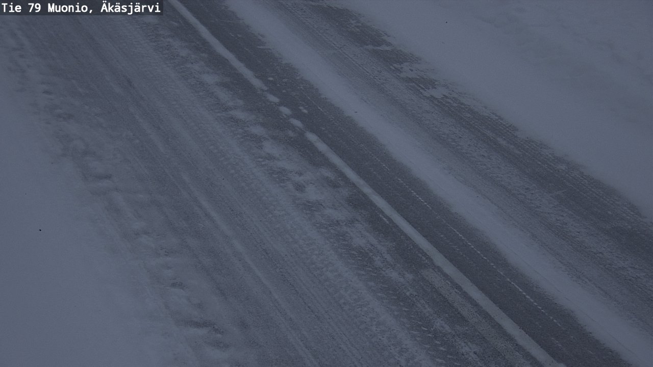 Weather Camera Image Väg 79 Muonio, Äkäsjärvi, Muonio, Lappi