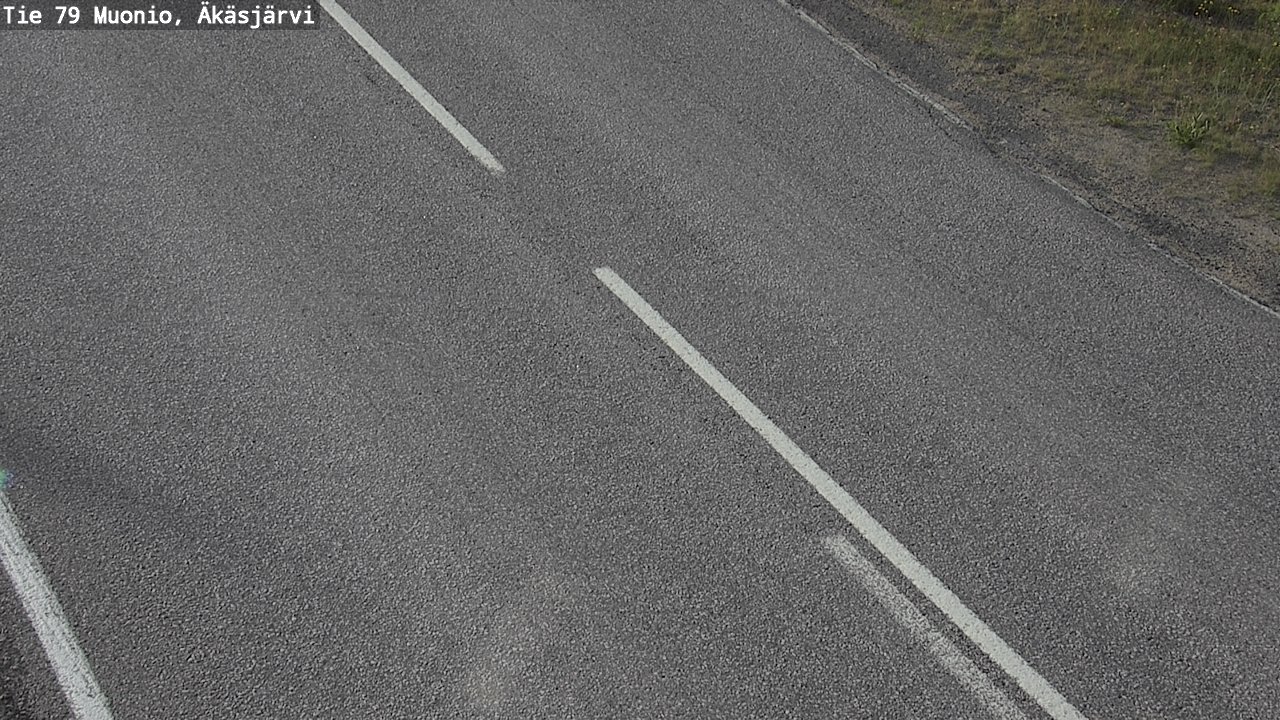 Weather Camera Image Road 79 Muonio, Äkäsjärvi, Muonio, Lappi
