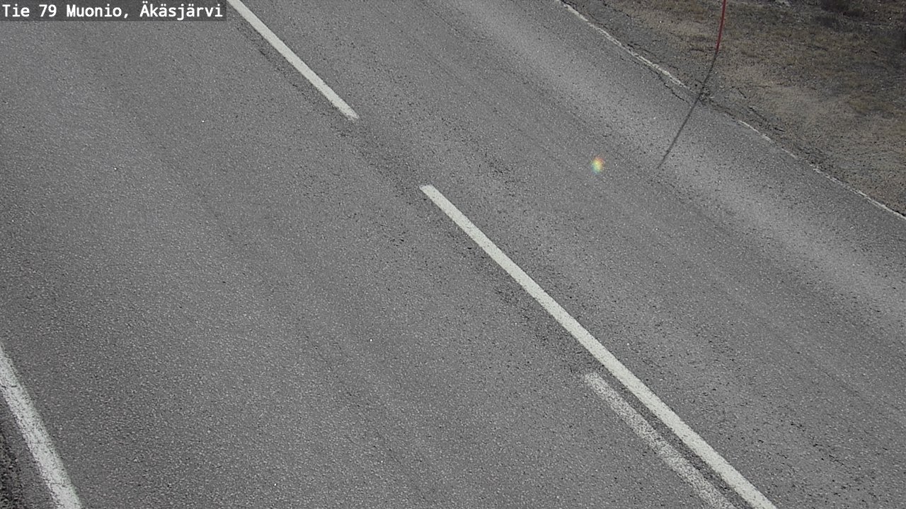 Weather Camera Image Väg 79 Muonio, Äkäsjärvi, Muonio, Lappi