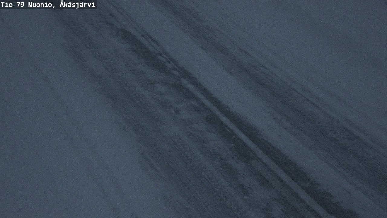 Weather Camera Image Väg 79 Muonio, Äkäsjärvi, Muonio, Lappi