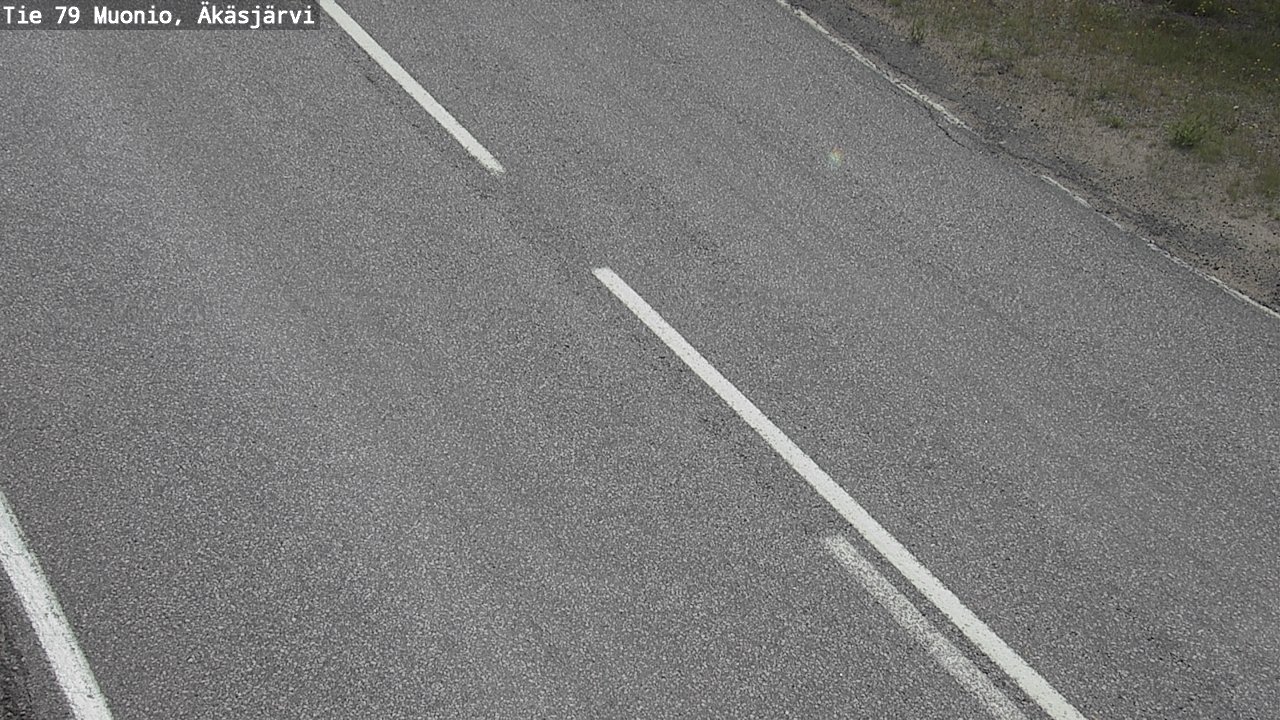 Weather Camera Image Road 79 Muonio, Äkäsjärvi, Muonio, Lappi