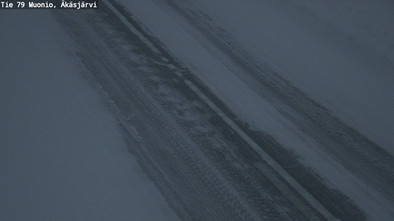 Weather Camera Image Väg 79 Muonio, Äkäsjärvi, Muonio, Lappi
