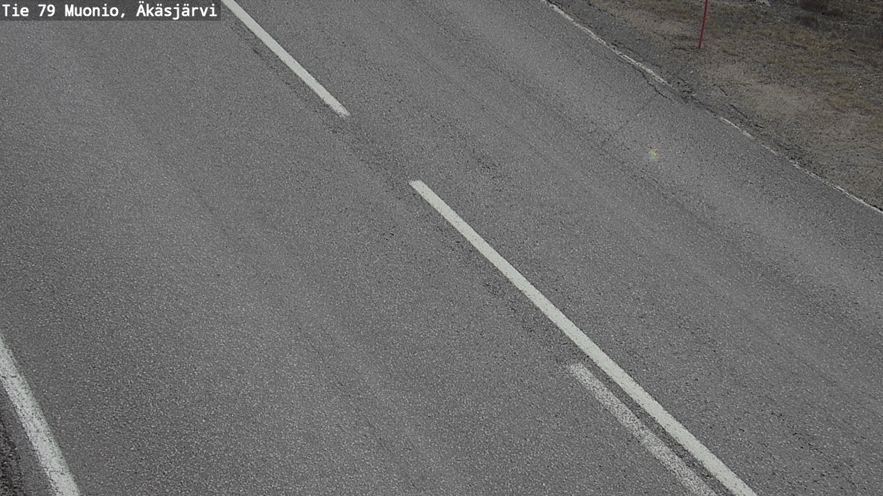 Weather Camera Image Väg 79 Muonio, Äkäsjärvi, Muonio, Lappi