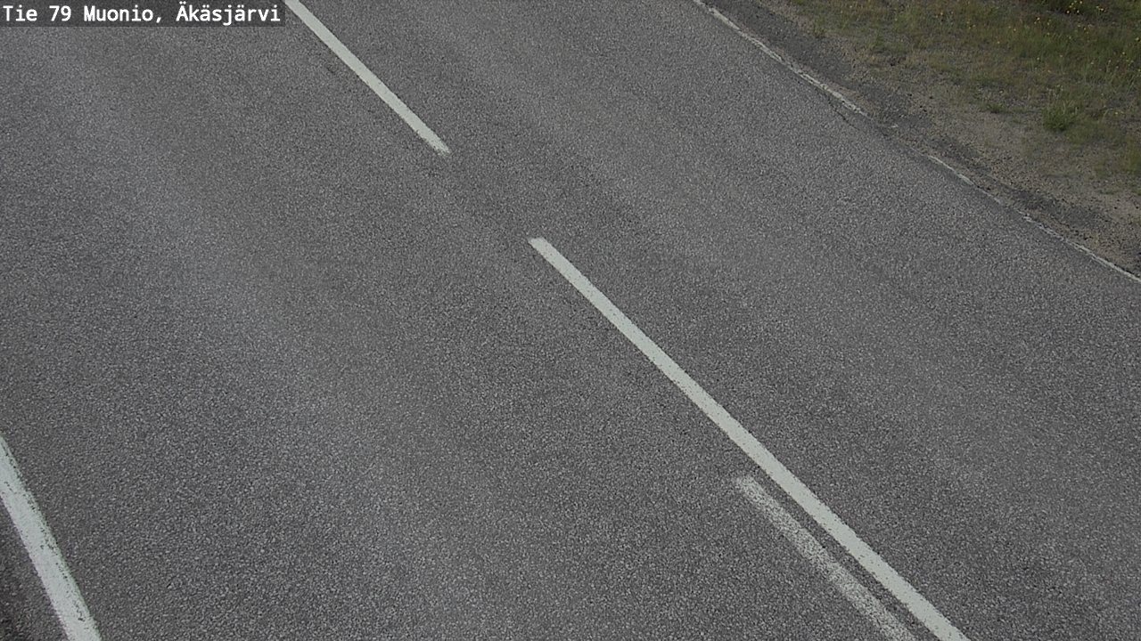 Weather Camera Image Road 79 Muonio, Äkäsjärvi, Muonio, Lappi